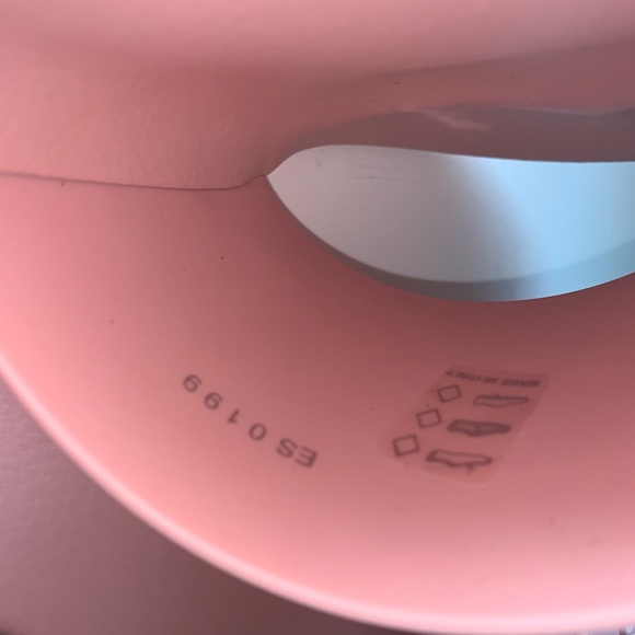 Givenchy Pink Logo Rubber Slides Sandals - Picture 5 of 8